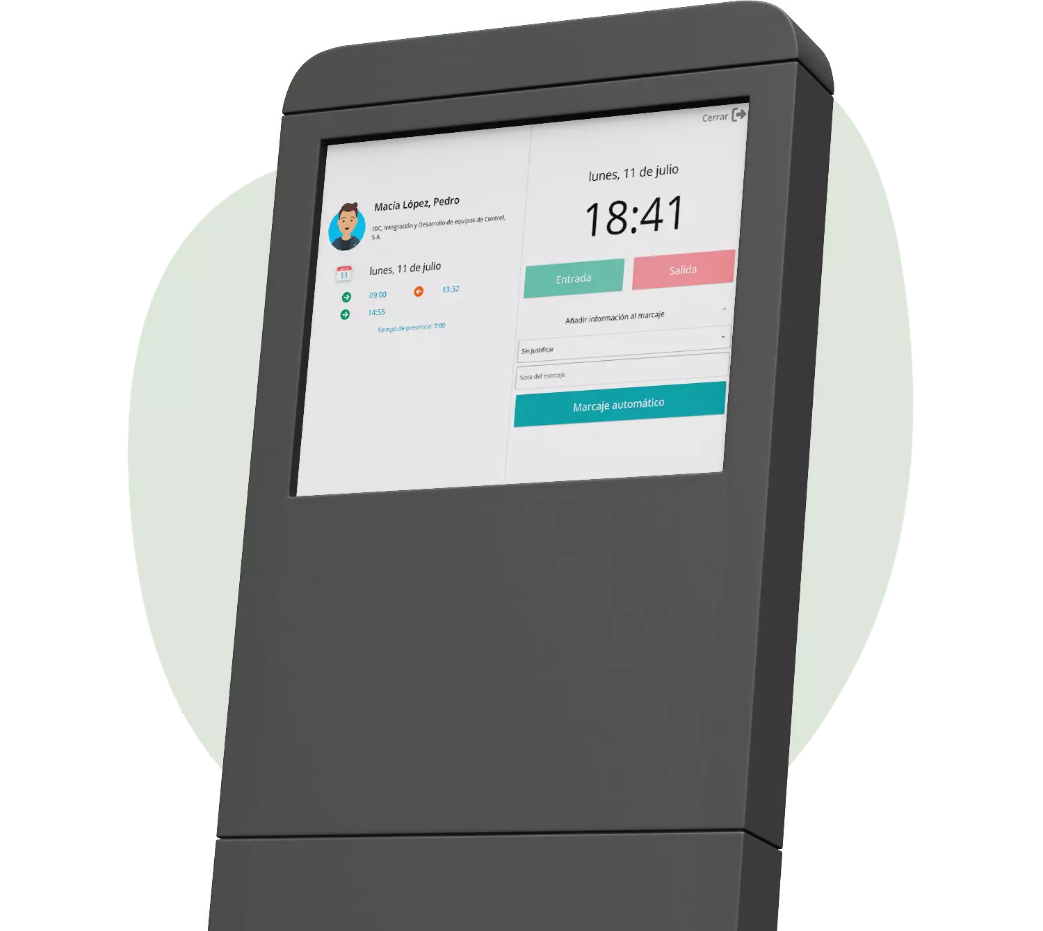 Aplicación IDC Kiosk APP