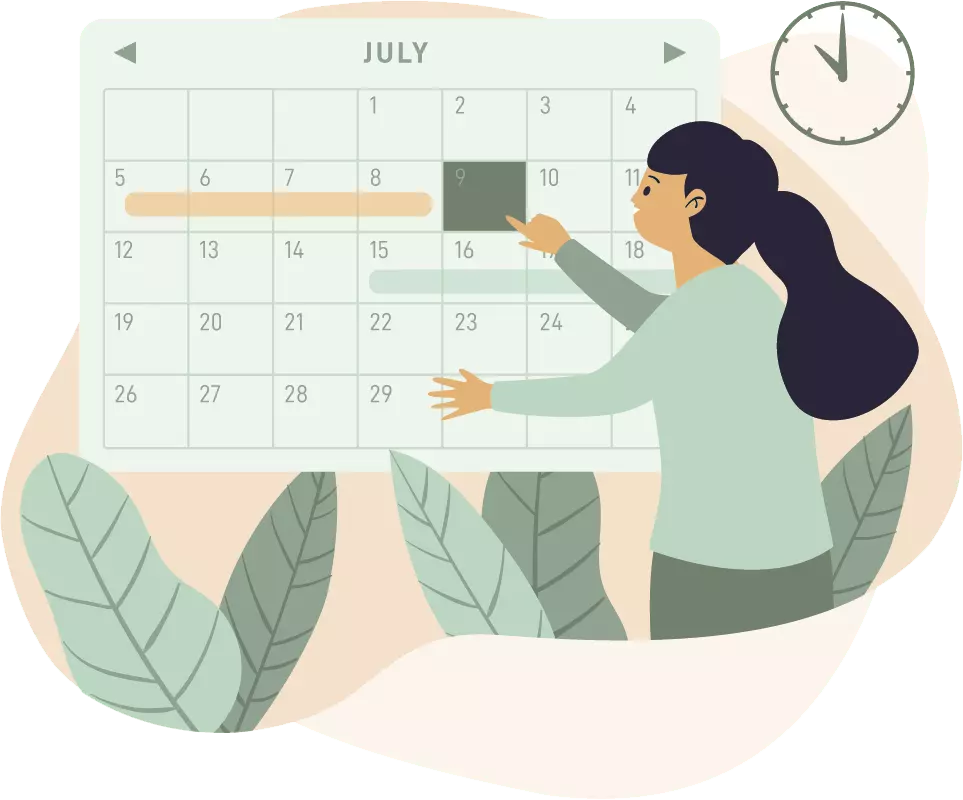Calendario del usuario